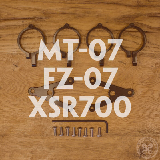 MT-07 FZ-07 XSR700 Custom Headlight Brackets