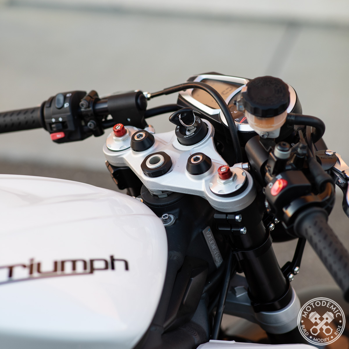 Woodcraft Clip-Ons for Street Triple • MOTODEMIC