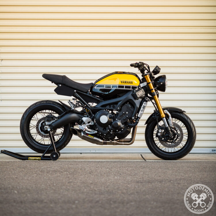 XSR700 Spoked Wheel Conversion MOTODEMIC