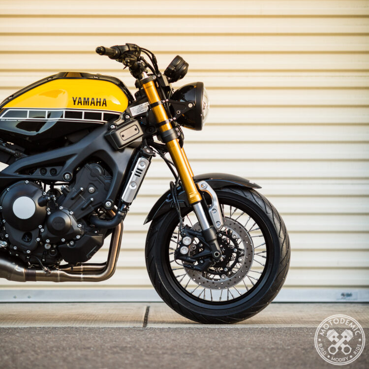XSR700 Spoked Wheel Conversion MOTODEMIC