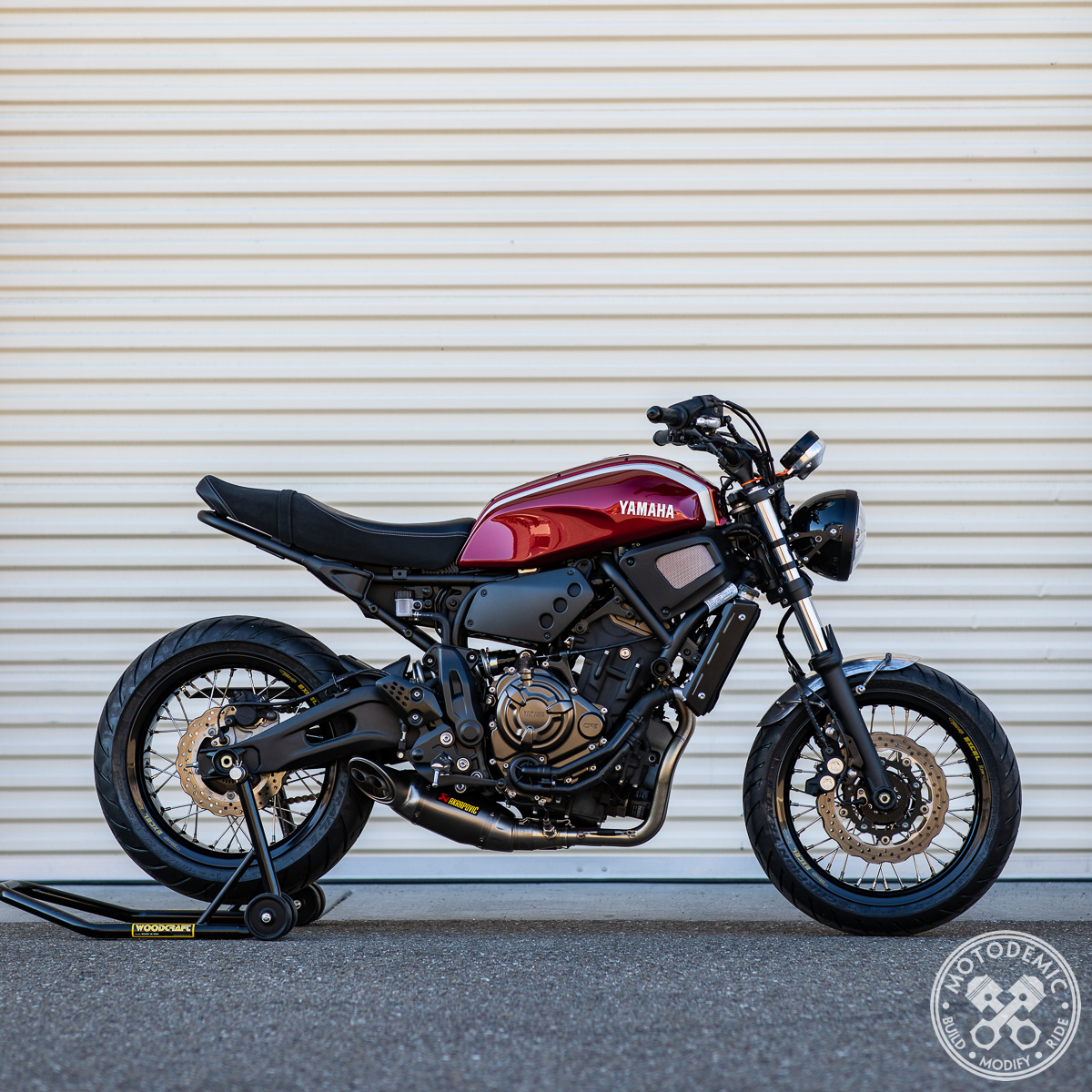 XSR700 Spoked Wheel Conversion MOTODEMIC
